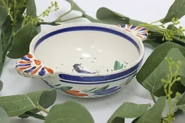 French Vintage Quimper Hand Painted Porringer Soup Bowl #51371