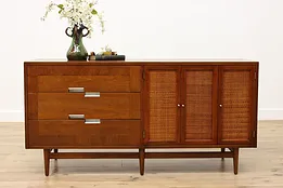 Midcentury Modern Vintage TV Console Credenza Dresser Martin #53836