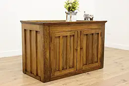 Farmhouse Antique Pine Dry Sink, Planter or Kitchen Counter #53898