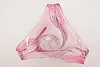 Cranberry Vintage Blown Glass Centerpiece Sculpture Signed (9)