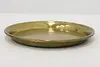 English Antique Engraved Brass Widdecombe Fair Platter (10)