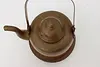 Farmhouse Antique Copper Kitchen Tea Pot or Kettle, Finland #46276