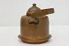 Farmhouse Antique Copper Kitchen Tea Pot or Kettle, Finland #46276