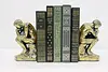 The Thinker Pair of Vintage Bookends After Rodin 1928 (2)