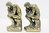 The Thinker Pair of Vintage Bookends After Rodin 1928 (5)