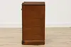 Art Deco Vintage Walnut Chairside End Side Table, Nightstand #51099