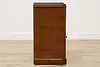 Art Deco Vintage Walnut Chairside End Side Table, Nightstand #51099