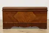 Art Deco Vintage Waterfall Cedar Lined Blanket Chest, Lane (7)