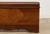 Art Deco Vintage Waterfall Cedar Lined Blanket Chest, Lane (9)