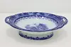 Victorian Antique English Flow Blue China Bowl, Doulton (3)