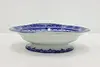 Victorian Antique English Flow Blue China Bowl, Doulton (5)