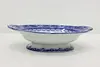 Victorian Antique English Flow Blue China Bowl, Doulton (6)