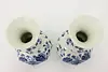 Pair of Dutch Vintage Hand Painted Porcelain Vases, Delft (7)