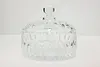 Traditional Vintage Cut Glass Covered Candy Bowl or Key Dish (7)