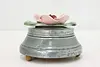 Farmhouse Vintage Pewter Music Jewelry Box Enchanted Evening (6)