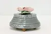 Farmhouse Vintage Pewter Music Jewelry Box Enchanted Evening (7)