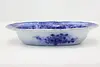 Victorian Antique Flow Blue China Serving Bowl, B&L (5)