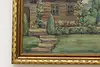 Summer Cabin Antique Original Oil Painting, Merlet 23" #53040