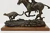 Native American Hunter Vintage Bronze Sculpture, Shoop (12)