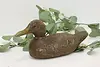 Farmhouse Vintage Carved & Painted Duck Decoy #52765