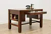 Arts & Crafts Mission Oak Craftsman Cadillac Office Desk (3)