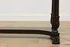 Georgian Vintage Mahogany Hall Console Sofa Table, Hickory (10)