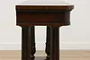 Georgian Vintage Mahogany Hall Console Sofa Table, Hickory (17)