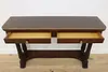 Georgian Vintage Mahogany Hall Console Sofa Table, Hickory (4)