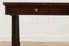 Georgian Vintage Mahogany Hall Console Sofa Table, Hickory (7)