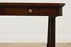 Georgian Vintage Mahogany Hall Console Sofa Table, Hickory (8)