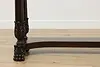 Georgian Vintage Mahogany Hall Console Sofa Table, Hickory (9)