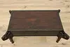 Asian Vintage Carved Coffee Table & Storage, Elephants #53237