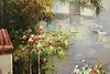 Italian Capri Vintage Original Oil Painting Tiverdi 60" (12)