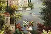 Italian Capri Vintage Original Oil Painting Tiverdi 60" (2)