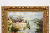 Italian Capri Vintage Original Oil Painting Tiverdi 60" (4)