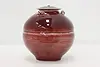 Dark Red Vintage Ceramic Urn or Jardenier & Cover, Turner #49208