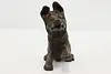 German Shepherd Puppy Vintage Bronze Finish Sculpture (4)