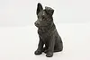 German Shepherd Puppy Vintage Sculpture Bronze Finish (2)