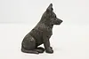 German Shepherd Puppy Vintage Sculpture Bronze Finish (5)