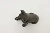 German Shepherd Puppy Vintage Sculpture Bronze Finish (7)