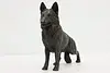 German Shepherd Alert Vintage Dog Sculpture (2)