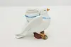 Victorian Antique Bisque Porcelain Dove Toothpick Holder (5)