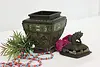 Chinese Antique Bronze Enamel Incense Burner Censer, Dragon #53205