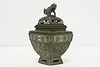 Chinese Antique Bronze Enamel Incense Burner Censer, Dragon #53205