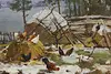 Chickens Ukrainian Original Oil Painting Ivanchenko 31.5" (2)