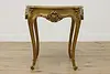 French Antique Carved Gold Onyx Top Parlor or Coffee Table (14)