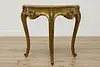 French Antique Carved Gold Onyx Top Parlor or Coffee Table (9)