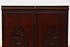 Chinese Flip Top Vintage Rosewood Bar Cabinet Carved Birds (19)