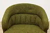 Midcentury Modern Vintage Original Upholstered Swivel Chair (4)