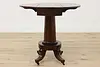 Empire Antique Mahogany Drop Leaf Tea, Game, Parlor Table (16)